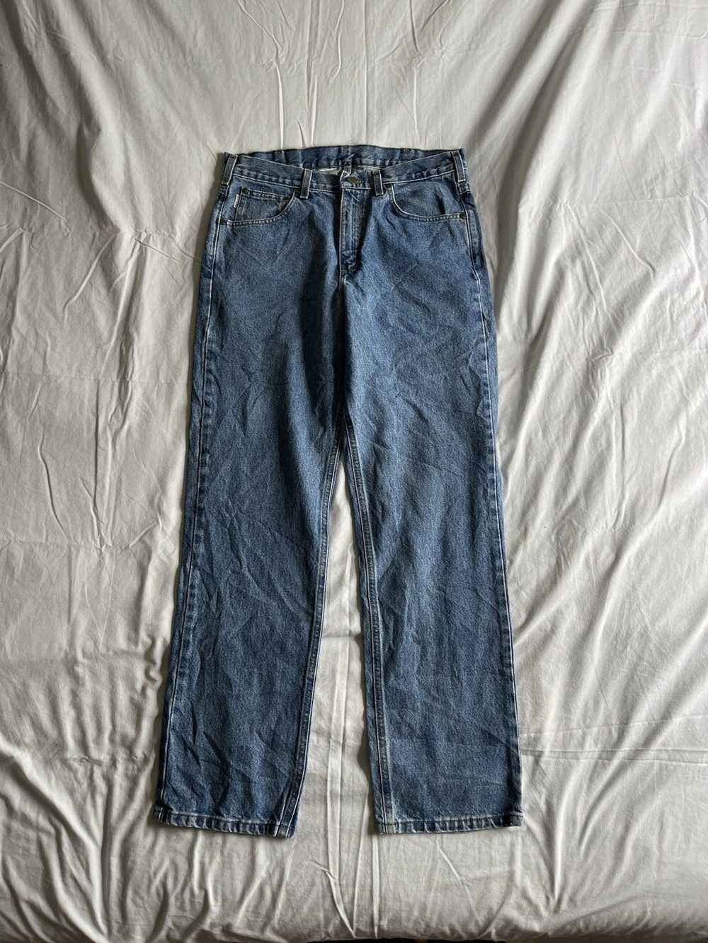 Carhartt × Vintage Carhartt Vintage Blue Jeans 34… - image 4