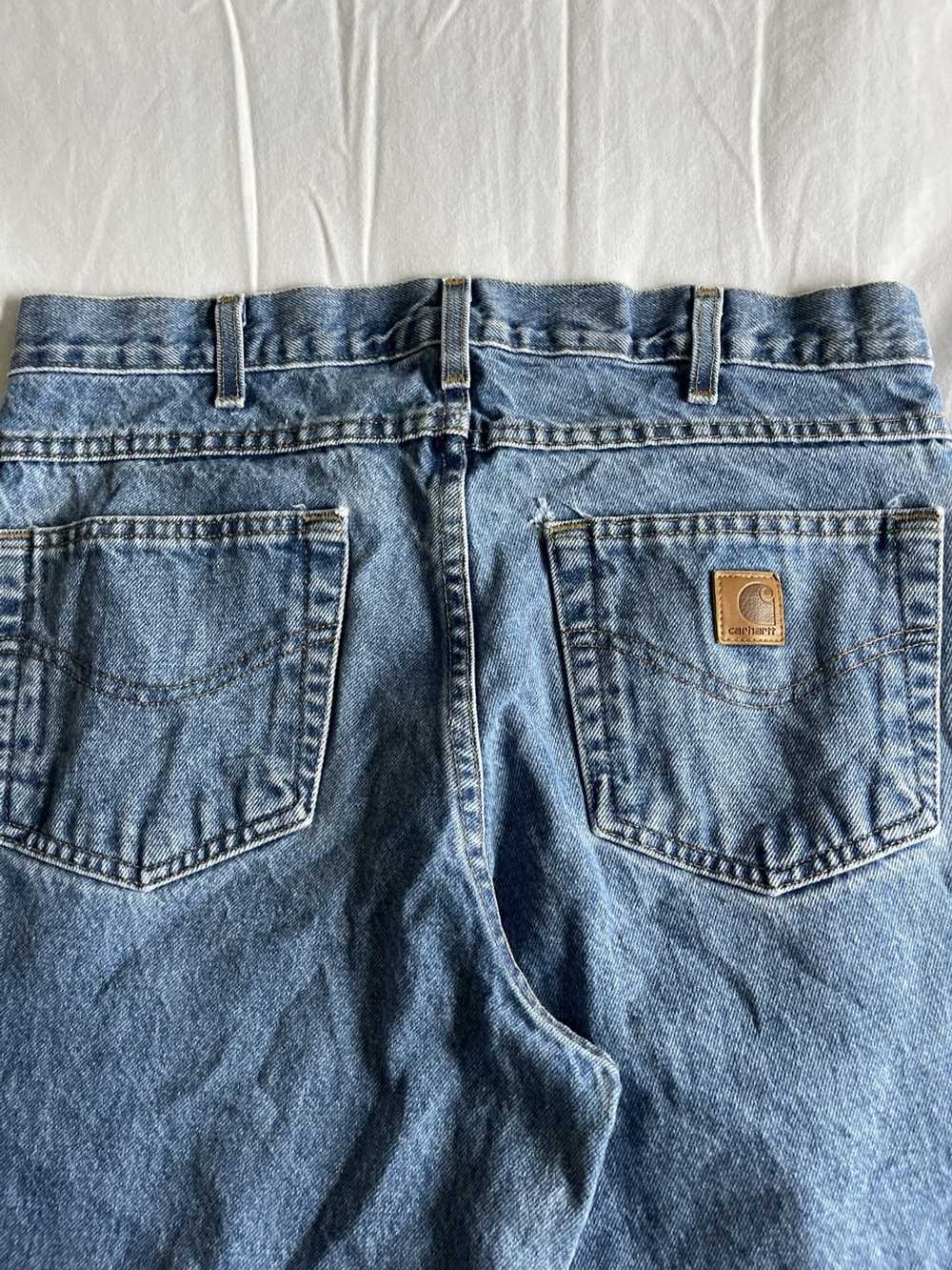Carhartt × Vintage Carhartt Vintage Blue Jeans 34… - image 7