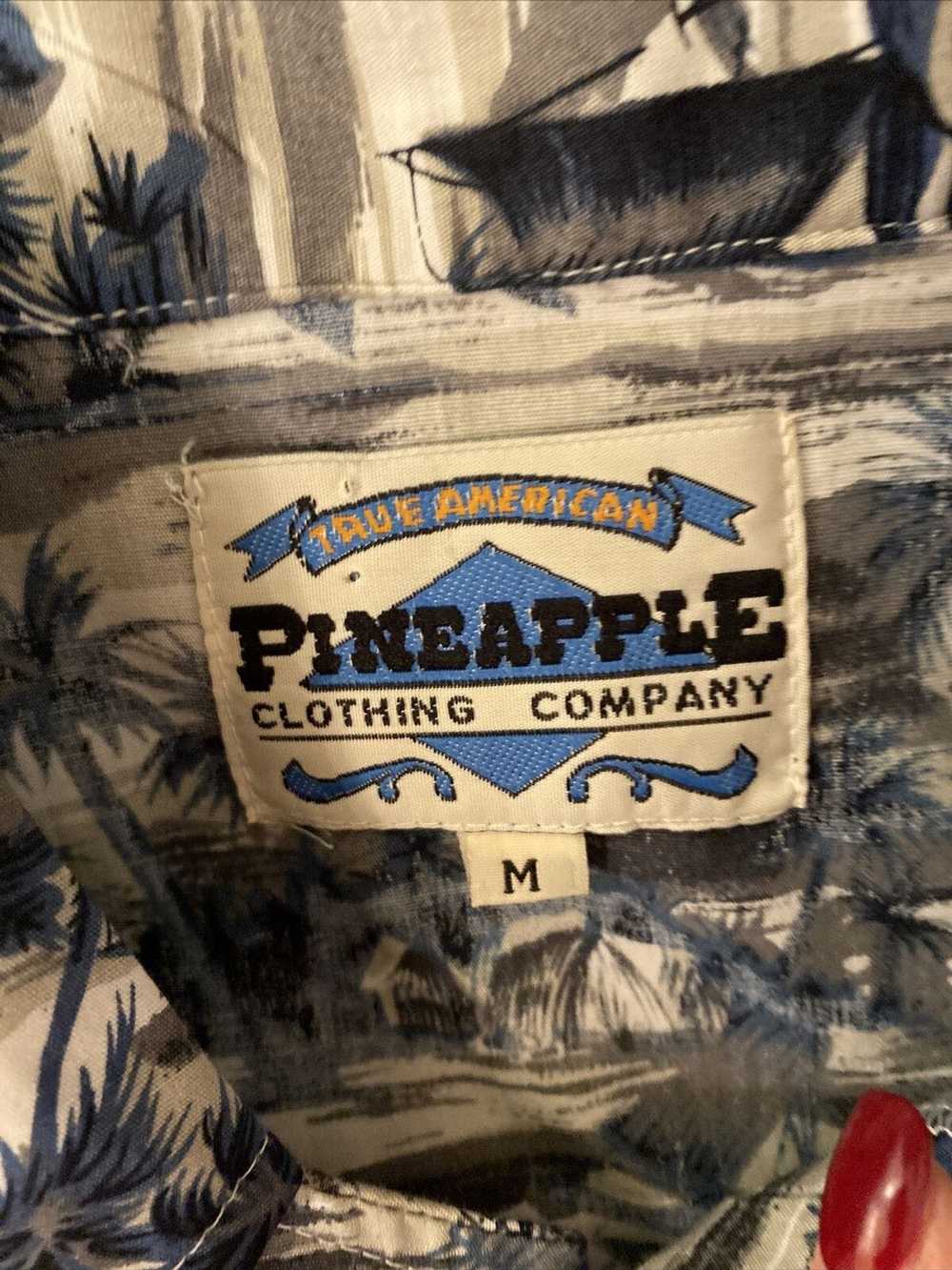 Other True American Pineapple Short Sleeve Button… - image 5