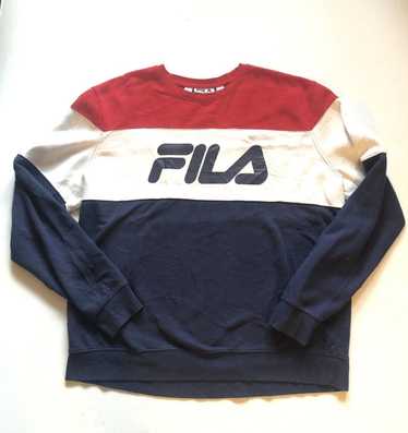 Fila Fila Crewneck Sweatshirt Pullover Fleece Colo