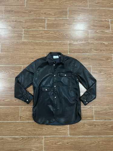 Han Kjobenhavn Black Leather Shirt