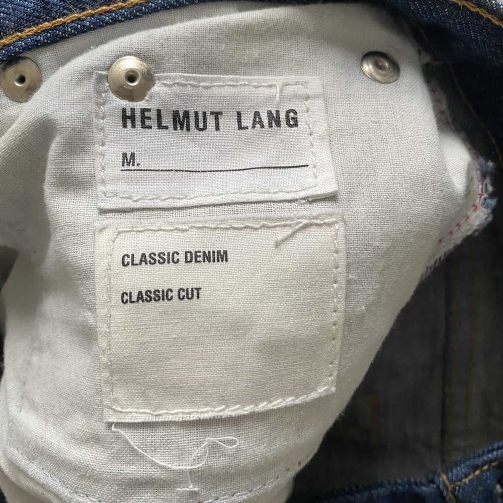 Helmut Lang Helmut Lang Dark Blue Vintage Jeans - image 4