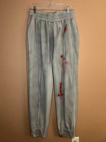 A Cold Wall Reverse Seam Painted Sweatpants