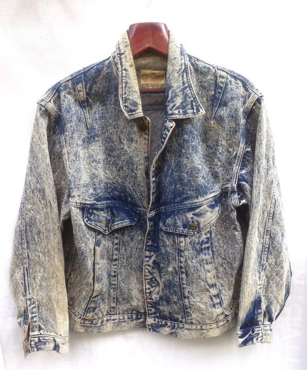 Distressed Denim × Rats Japan × Vintage Vintage Acid … - Gem