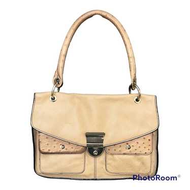 Ted Baker Ted Baker London Tan Ostrich-Embossed To