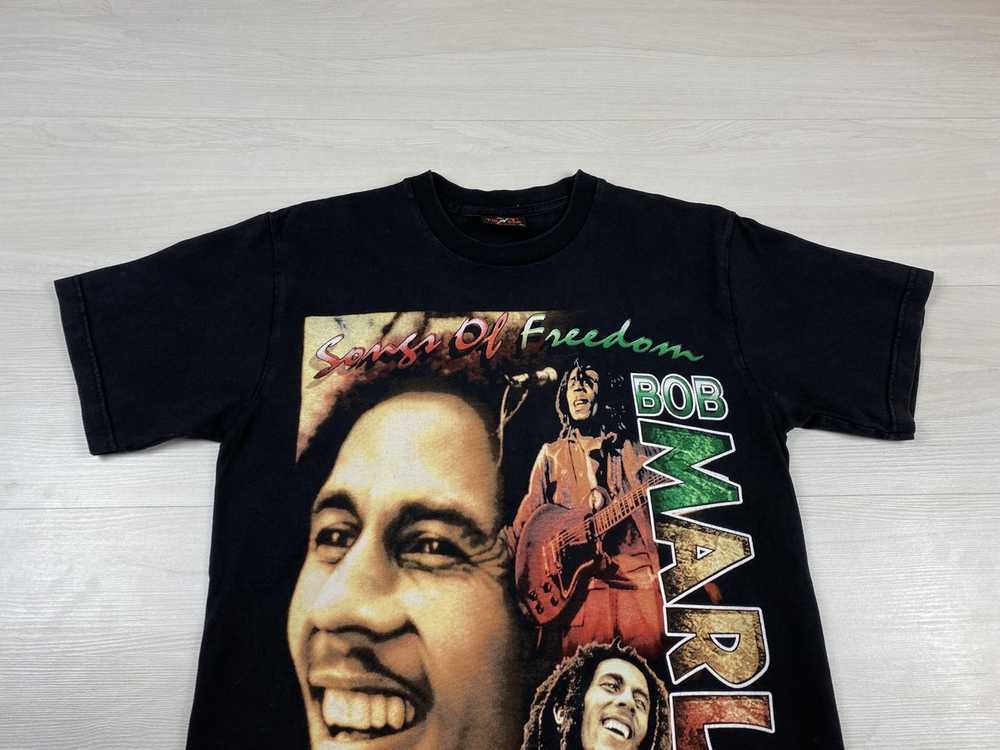 Bob Marley × Streetwear × Vintage Vintage 90's T … - image 2