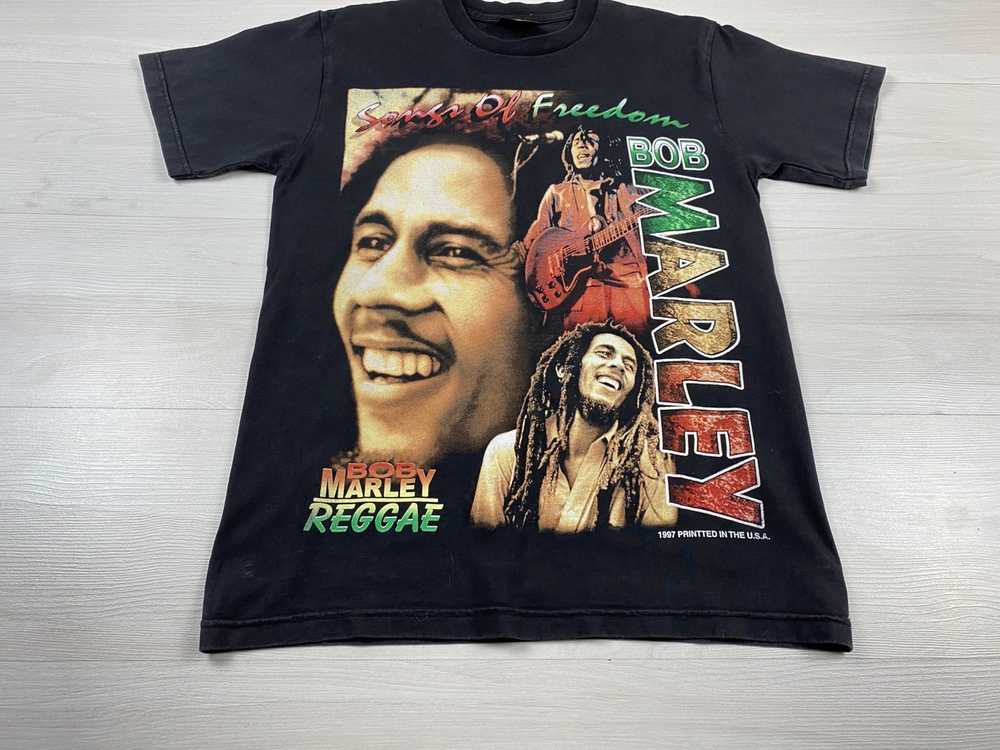 Bob Marley × Streetwear × Vintage Vintage 90's T … - image 4