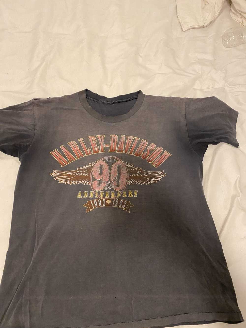 Harley Davidson Vintage Harley Davidson T-shirt 9… - image 1