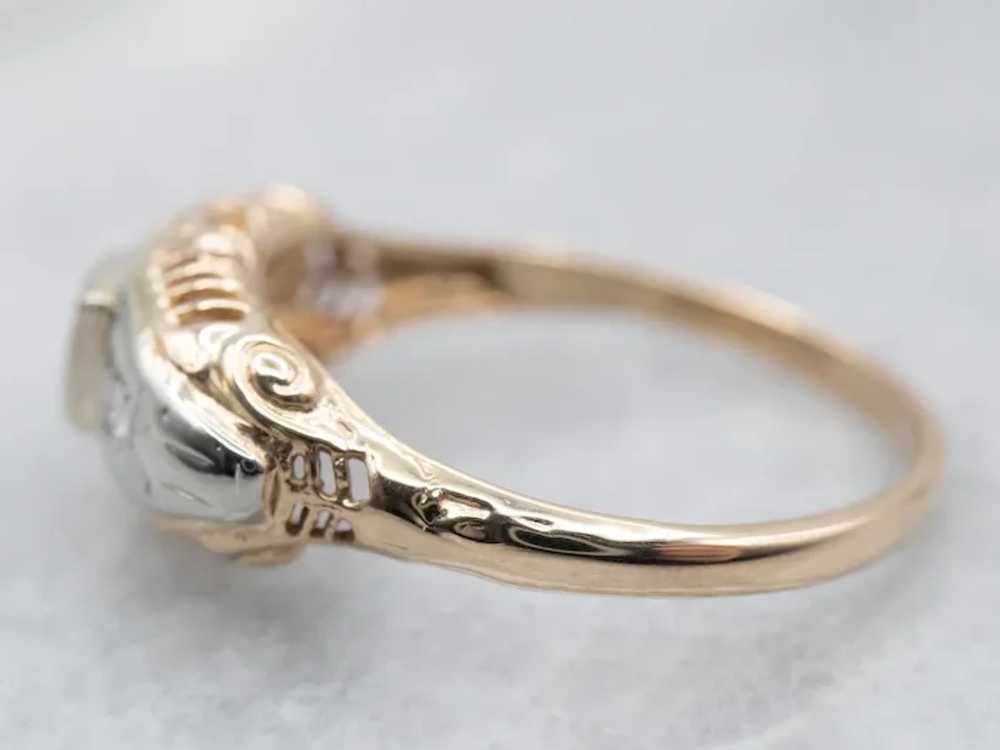 Late Art Deco Era Diamond Ring - image 3