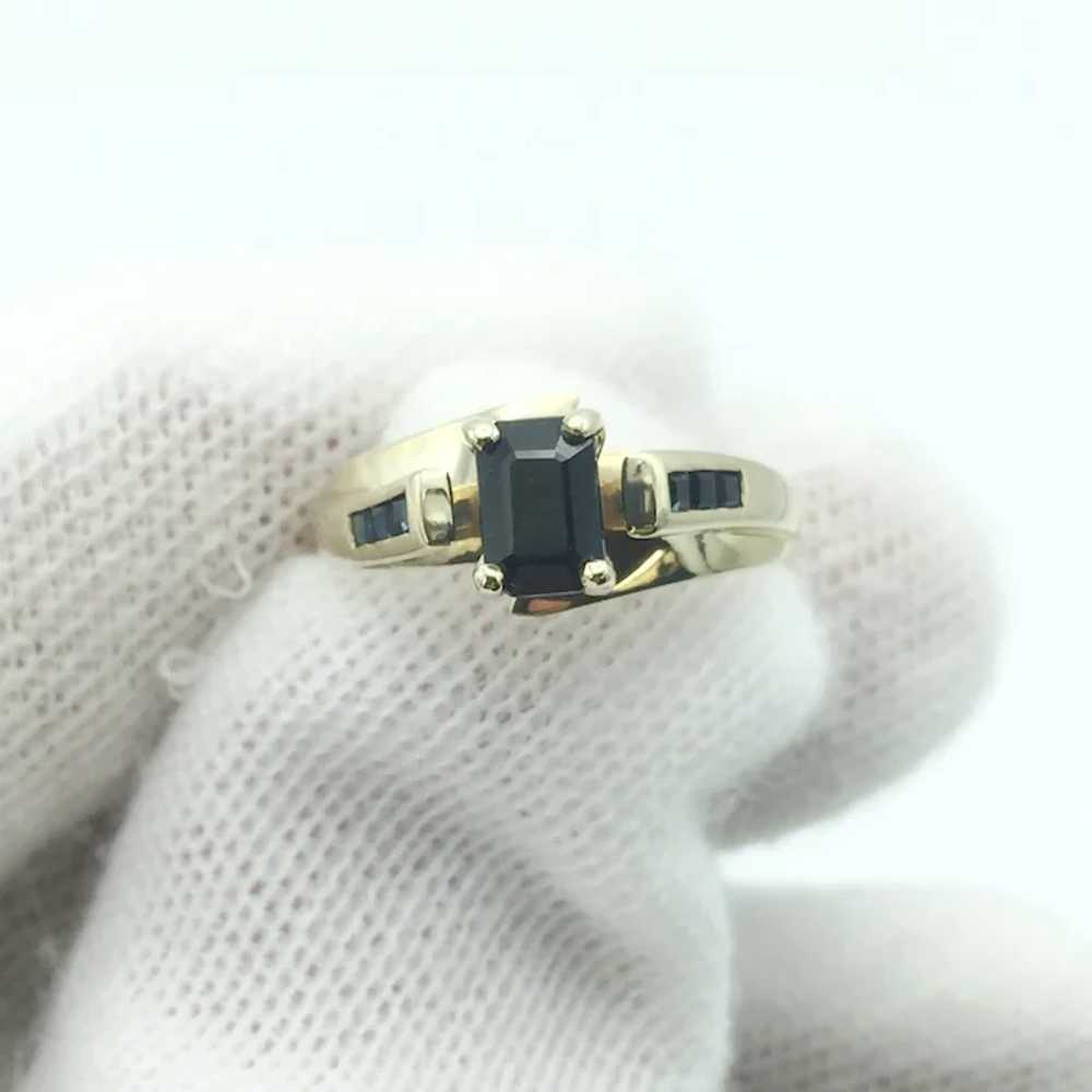 10K Sapphire Ring - image 5