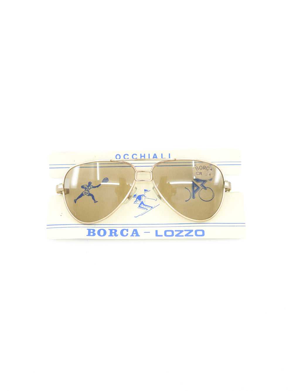 Gold Framed Aviator Sunglasses - image 2