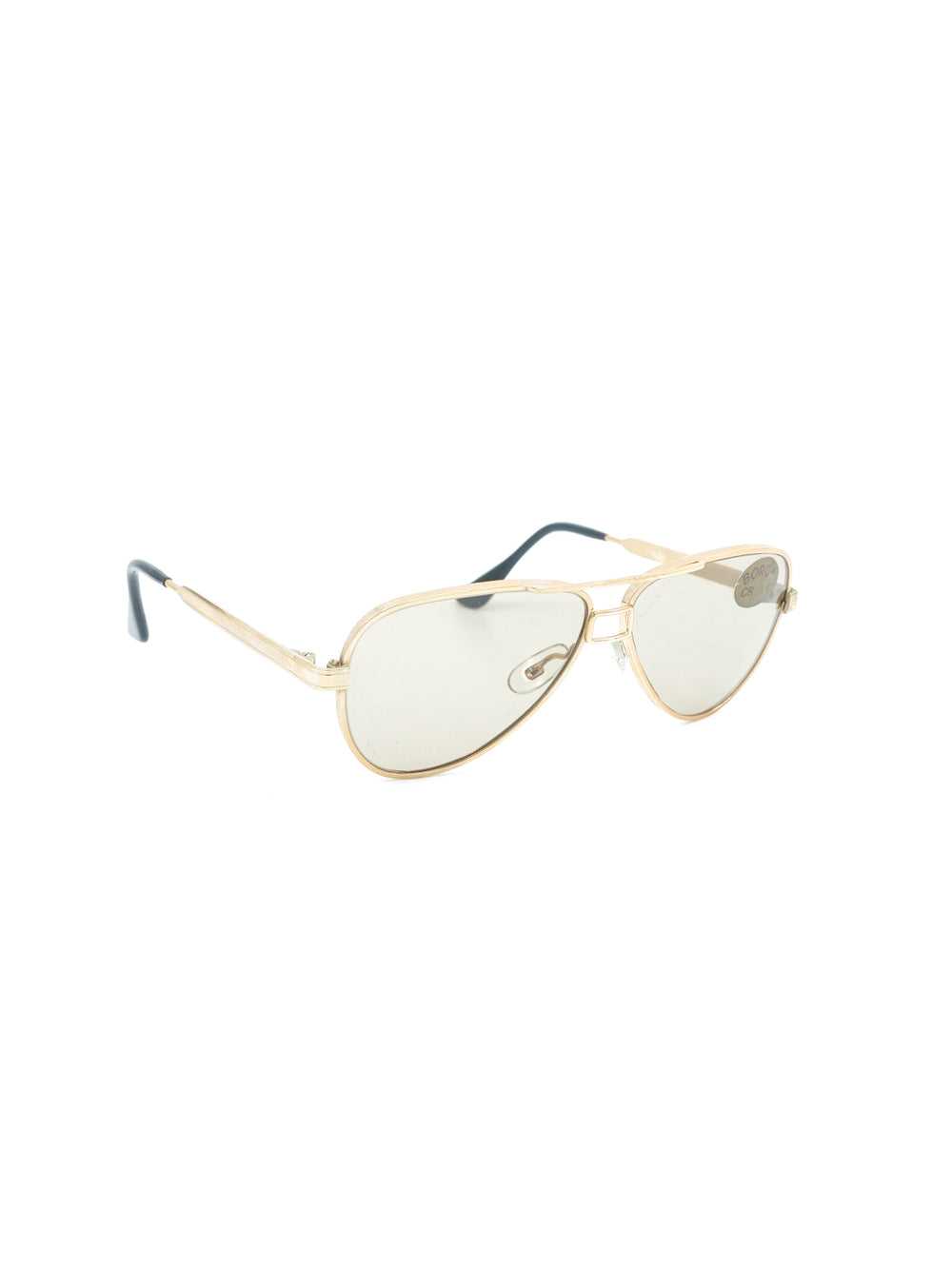 Gold Framed Aviator Sunglasses - image 3