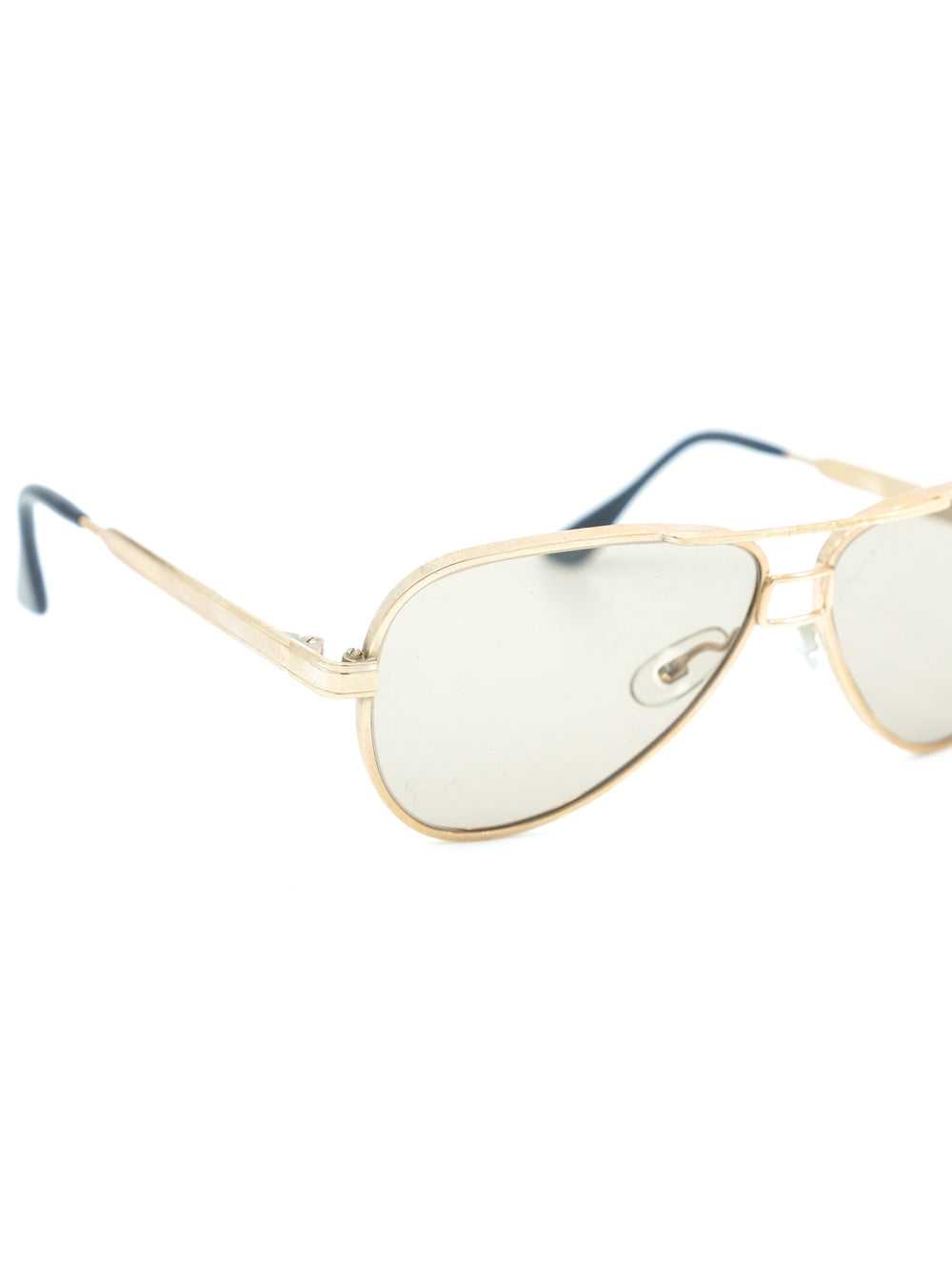 Gold Framed Aviator Sunglasses - image 4