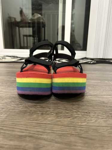Teva Teva x Tegan and Sara Rainbow Platform Sandal