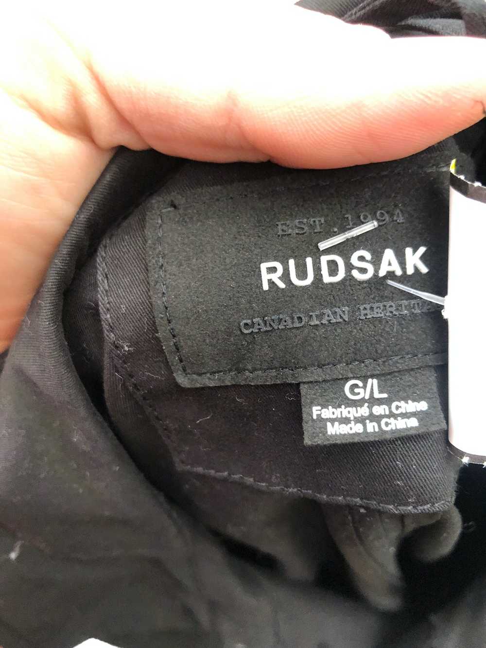 Rudsak RARE Rudsak Jacket Button Up Shirt Large B… - image 11