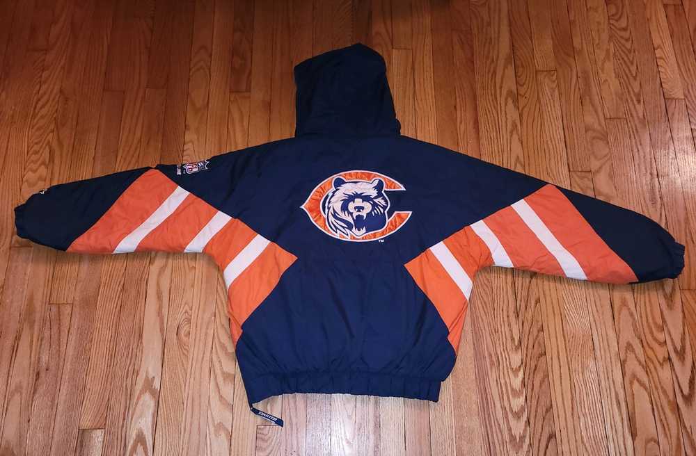 Vintage 90s Chicago Bears Authentic Pro Line Starter Jacket Sz Small