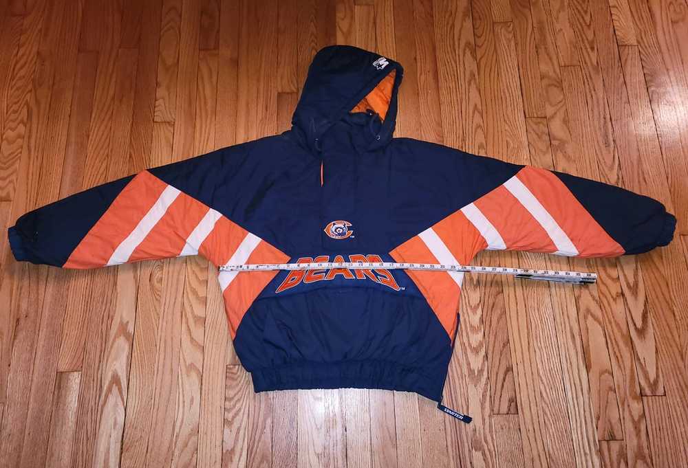 NFL Chicago Bears Padded Jacket - Black - L - TMC Vintage Clothing