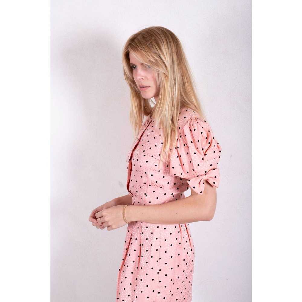 Albert Nipon 1980s Albert Nipon Baby Pink + Black… - image 3