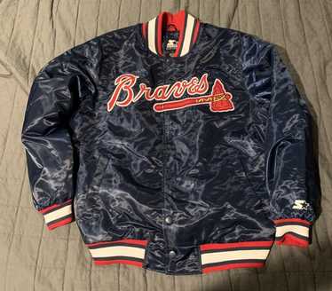 Vintage 80s Atlanta Braves Starter Diamond Jacket XL Baseball MLB  Embroidered, The Clothing Vault