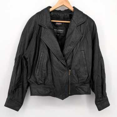 Leather Jacket × Vintage × Wilsons Leather Wilson… - image 1