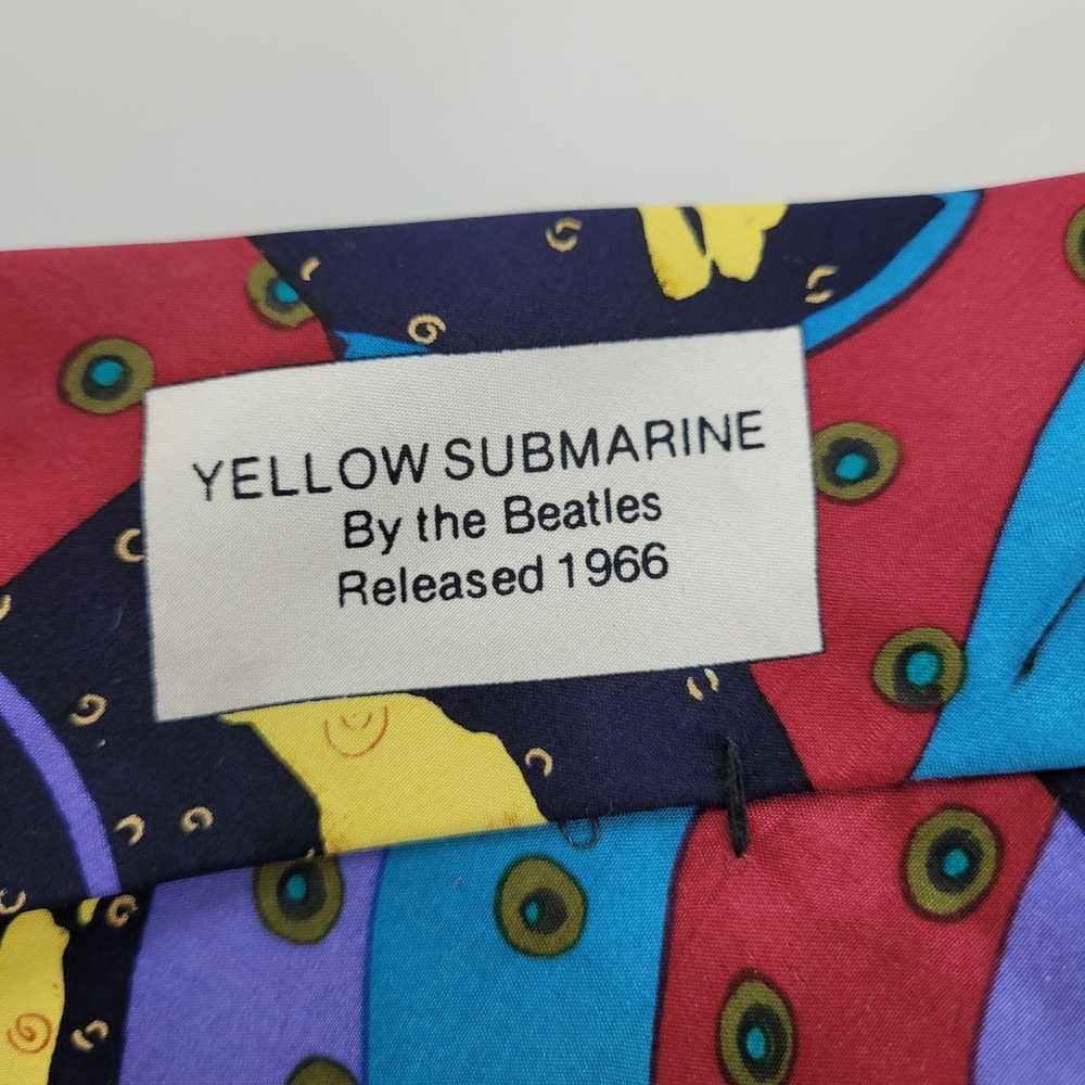 Vintage 1991 The Beatles Neck Tie Yellow Submarin… - image 5