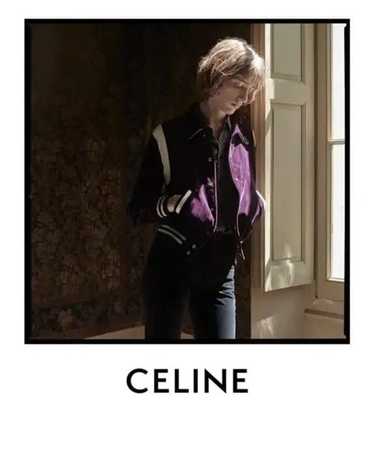 Celine Homme - Men - Logo-Appliquéd Mohair-Blend Bomber Jacket Burgundy - It 46