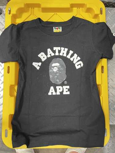 Bape Black Camo Ape Head T Shirt