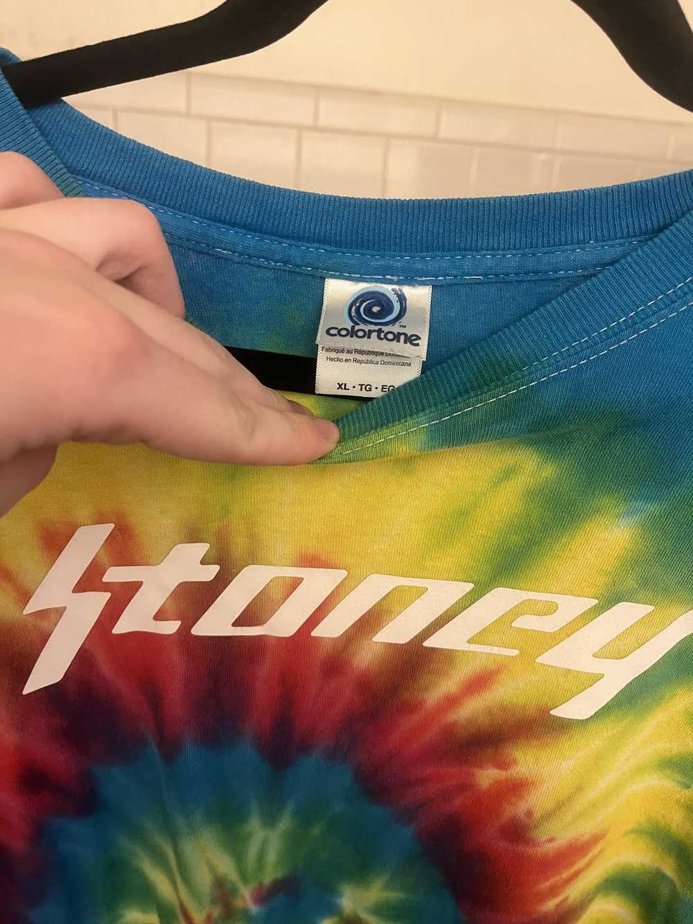 Post Malone Tour Tee Tie Dye Stoney Tee - Size La… - image 2