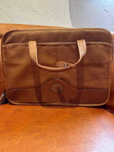 Medium Leather Travel Briefcase by Santa Fe Dilana