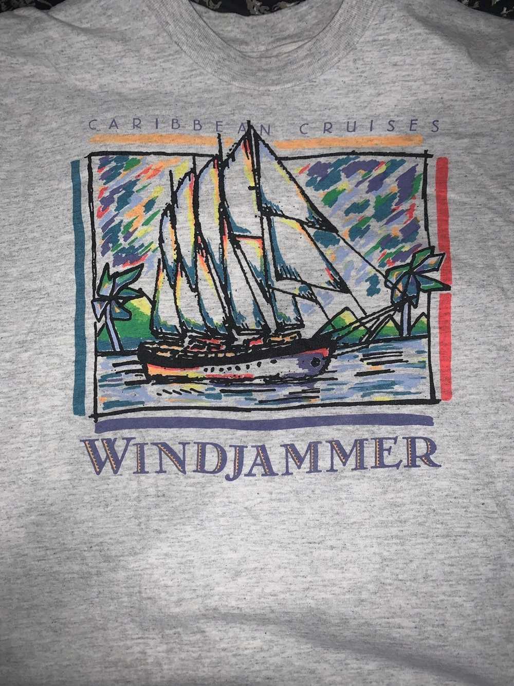 Hanes × Vintage Vintage 1980s Windjammer Tee - image 1