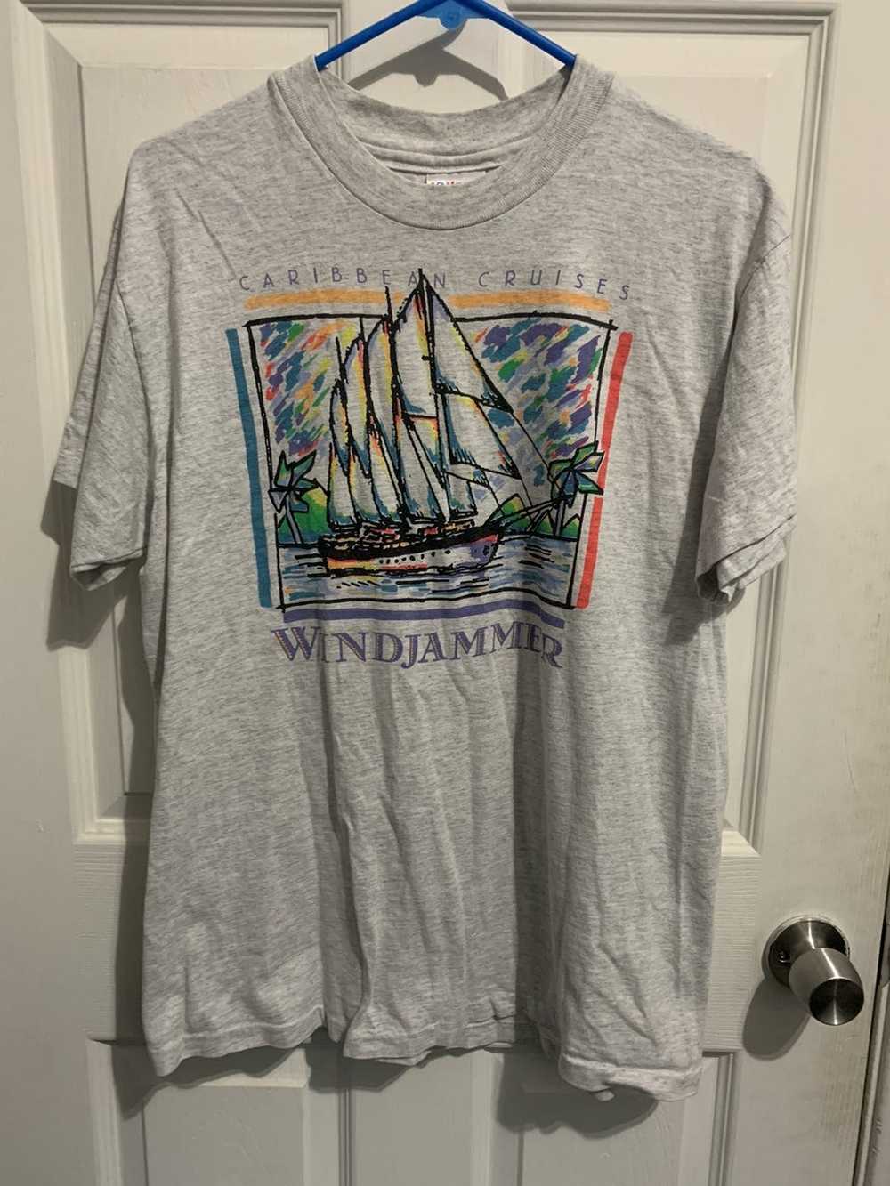 Hanes × Vintage Vintage 1980s Windjammer Tee - image 3