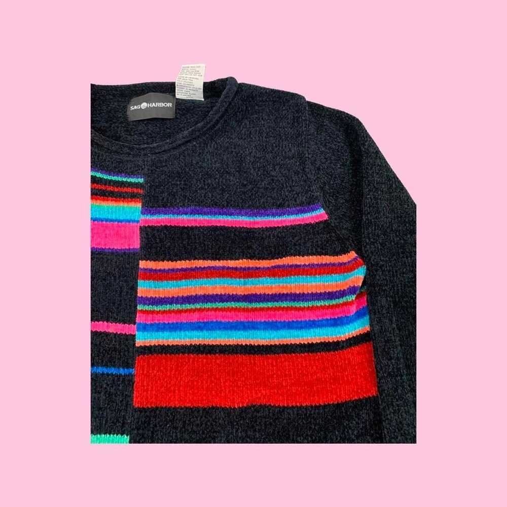 Vintage Vintage y2k striped sweater - image 2