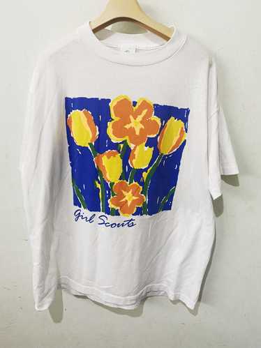 Vintage Vintage 90s Girl Scouts Flower Shirt