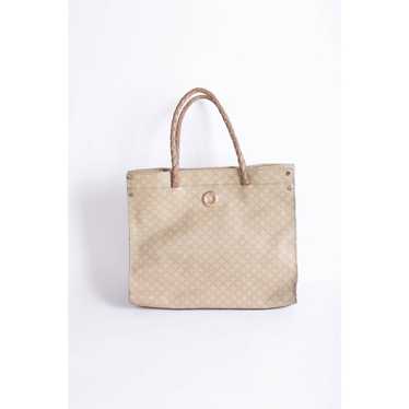 Céline Vintage - Jacquard Macadam Shoulder Bag - Gray - Leather and Fabric  Handbag - Luxury High Quality - Avvenice