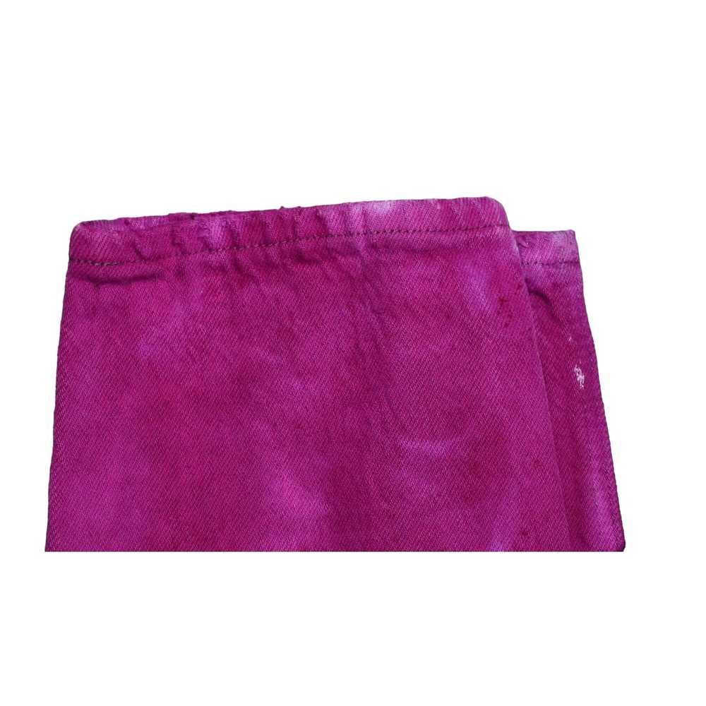 Lee Vintage Lee Jeans Hot Pink Fuchsia Tie Dye Hi… - image 10