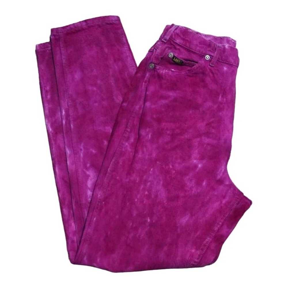Lee Vintage Lee Jeans Hot Pink Fuchsia Tie Dye Hi… - image 7