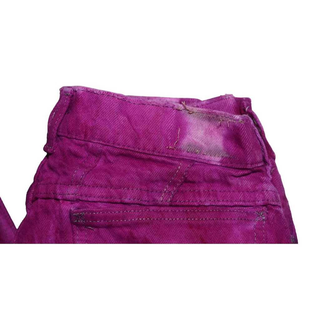 Lee Vintage Lee Jeans Hot Pink Fuchsia Tie Dye Hi… - image 9