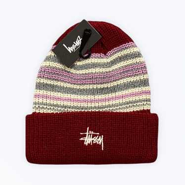 Streetwear × Stussy STUSSY STRIPED CUFF BEANIE HA… - image 1