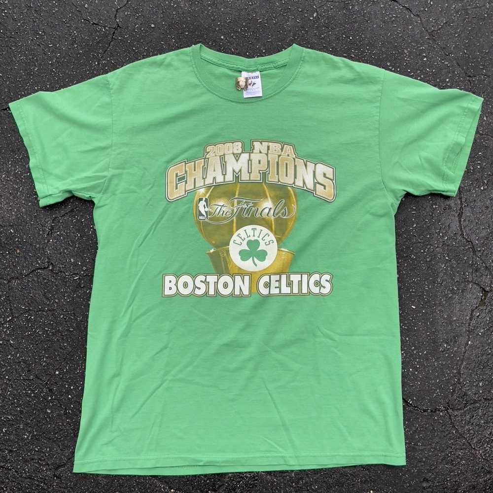 STARTER Boston Celtics Pride NBA All Over Basketball Crewneck (XXL)