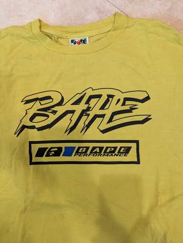Bape Neon Motorsport Long Sleeve Cotton - image 1