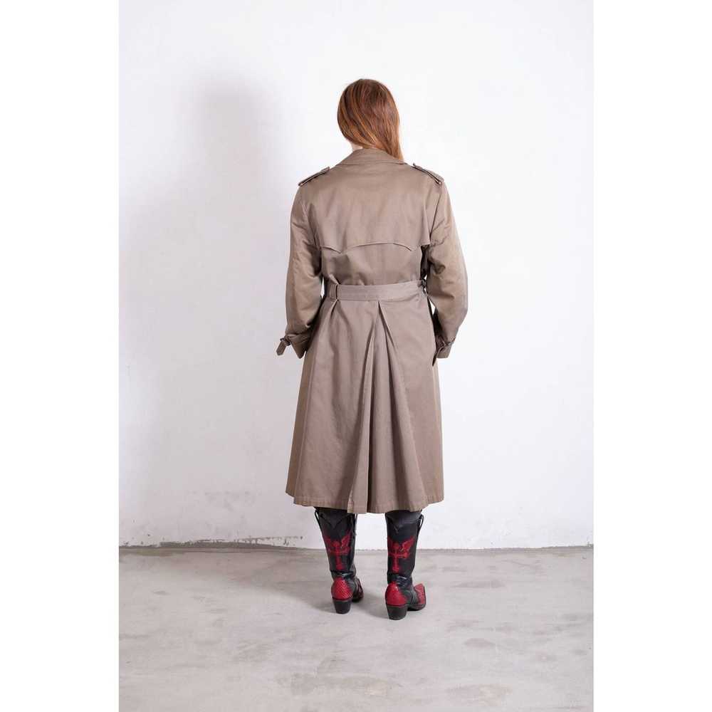 Dior Vintage Christian Dior 1980s Tan Trench Coat… - image 9