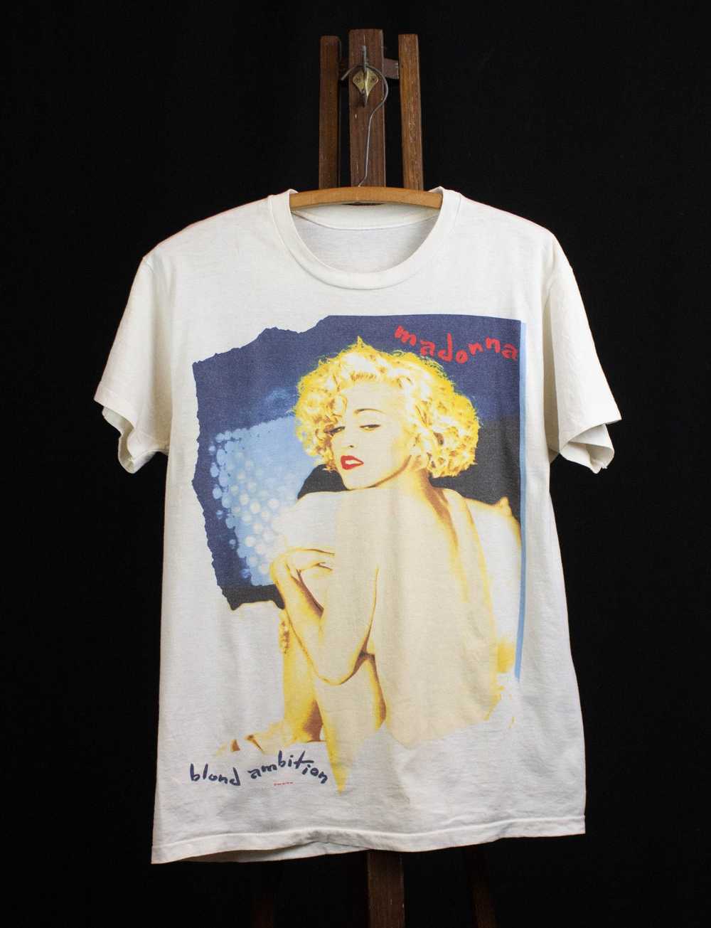 Band Tees × Vintage Vintage 1990 Madonna Blonde A… - image 1