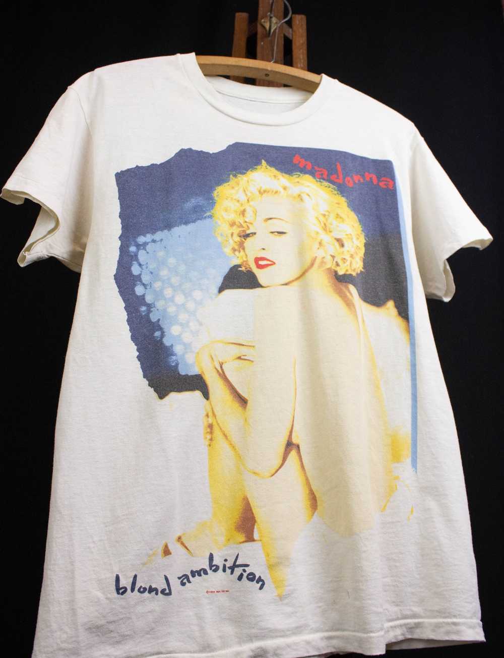 Band Tees × Vintage Vintage 1990 Madonna Blonde A… - image 4