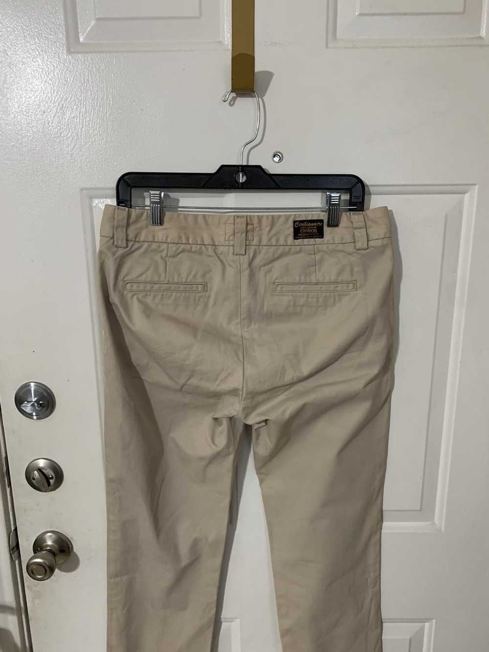 Civilianaire Wash & Wear Cropped FF cotton chinos - image 8