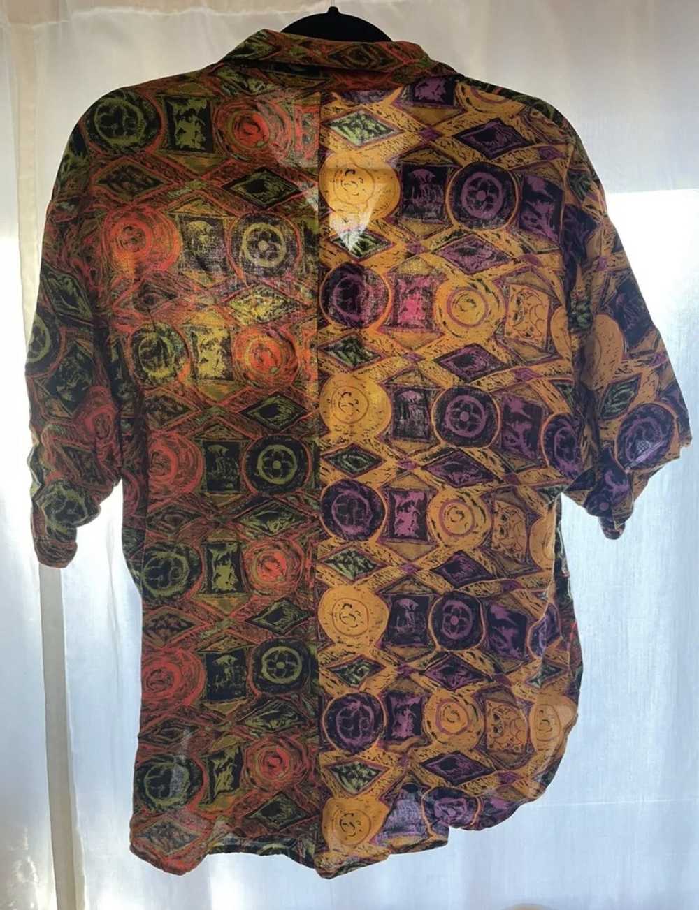 Vintage Vintage 70s Blouse Retro Womens TOMORROW … - image 4