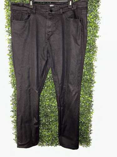 ROCKSTAR SUSHI Men’s BIKER Skinny Jeans In BLACK WAXED Denim Size 29 EUC