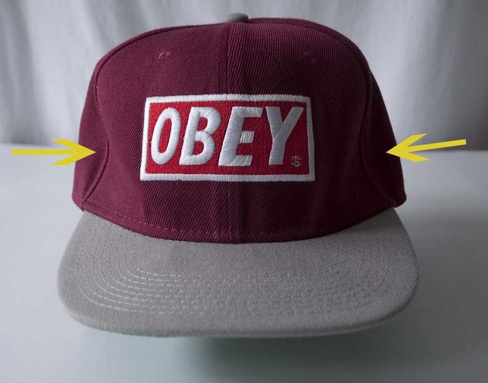 Obey × Streetwear Obey Cap Hat Spell Out Logo Sna… - image 2