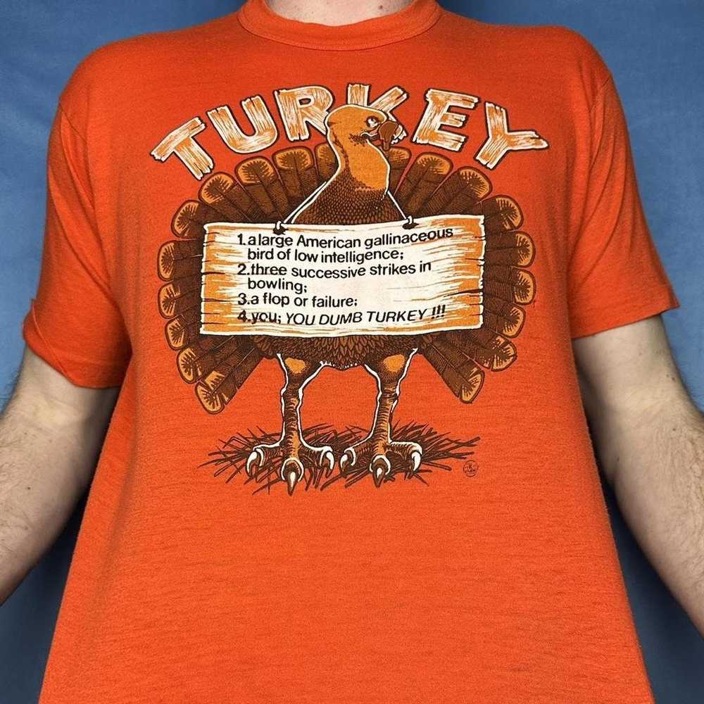 Animal Tee × Vintage true vintage turkey t-shirt - image 1