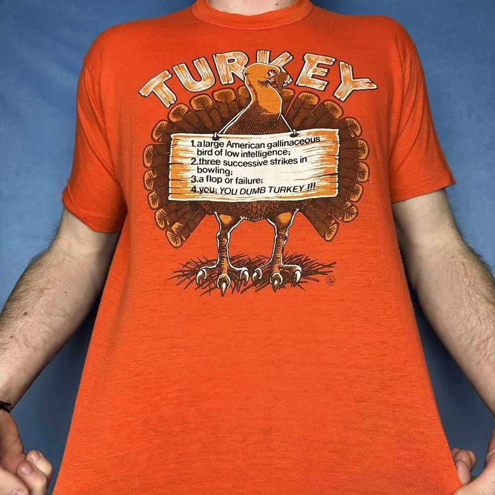 Animal Tee × Vintage true vintage turkey t-shirt - image 4