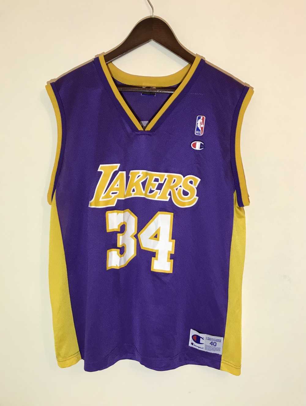 Champion × Lakers × Vintage Champion ONeal Lakers… - image 1